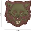 V-STORM PATCH 3D IN PVC CON VELCRO LUPO