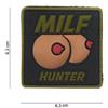 V-STORM PATCH 3D IN PVC CON VELCRO MILF HUNTER VERDE