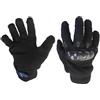 V-STORM GUANTI NERI HARD BACK IN PELLE CON PROTEZIONE RIGIDA
