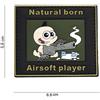 V-STORM PATCH 3D IN PVC CON VELCRO NATURAL BORN