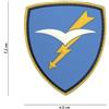 V-STORM PATCH 3D IN PVC CON VELCRO PARACADUTISTI FOLGORE BLU