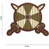 V-STORM PATCH 3D IN PVC CON VELCRO SCUDO VICHINGO