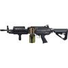 A&K MINIMI MK46 EVO BATTLE WORN BLACK FULL METAL EFFETTO USURA