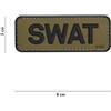 V-STORM PATCH 3D IN PVC CON VELCRO SWAT VERDE