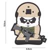 V-STORM PATCH 3D IN PVC CON VELCRO TACTICAL PANDA