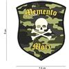 V-STORM PATCH 3D IN PVC CON VELCRO TESCHIO MEMENTO MORI WOODLAND