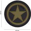 V-STORM PATCH 3D IN PVC CON VELCRO USA STAR VERDE