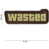 V-STORM PATCH 3D IN PVC CON VELCRO WASTED MARRONE