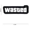 V-STORM PATCH 3D IN PVC CON VELCRO WASTED NERO