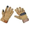 JS-TACTICAL GUANTI TATTICI WARRIOR SHOOTING TAN CON NOCCHE IMBOTTITE