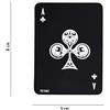 V-STORM PATCH 3D PVC ASSO DI FIORI NERA