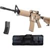 G&G M4 A1 CARBINE TAN VS-PACK CON SACCA PORTA FUCILE E CARICATORE