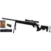 WELL FIREBALL TACTICAL R96 NERO NEW A MOLLA OTTICA E BIPIEDE VS-PACK