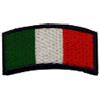 EUMAR PATCH BANDIERA ITALIA MEZZA LUNA NERA