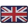 MFH PATCH BANDIERA REGNO UNITO IN GOMMA CON VELCRO