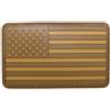 MFH PATCH BANDIERA USA IN GOMMA DESERT CON VELCRO