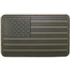 MFH PATCH BANDIERA USA IN GOMMA VERDE MILITARE CON VELCRO