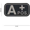 V-STORM PATCH GRUPPO SANGUIGNO A POSITIVO IN GOMMA CON VELCRO