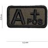 V-STORM PATCH GRUPPO SANGUIGNO A POSITIVO IN TESSUTO CON VELCRO