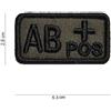 V-STORM PATCH GRUPPO SANGUIGNO AB POSITIVO IN TESSUTO CON VELCRO
