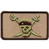 EUMAR PATCH ROLLIE ROGER KAKY RICAMATO (TESCHIO PIRATA)