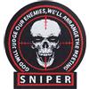 MIL-TEC PATCH SNIPER GOD WILL JUDGE YOUR ENEMIES