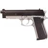 CYBERGUN TAURUS PT92 A MOLLA RINFORZATA DUAL TONE SILVER/BLACK
