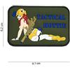 V-STORM PATCH TACTICAL HOTTIE IN PVC MORBIDO CON VELCRO