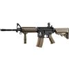 LANCER TACTICAL M4 CQB RIS LONG CON BATTERIA E CARICA BATTERIA BLACK/TAN