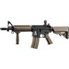LANCER TACTICAL M4 CQB RIS SHORT NERO/TAN CON BATTERIA E CARICA BATTERIA