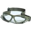 MIL-TEC OCCHIALE TACTICAL COMMANDO VERDE CON LENTE TRASPARENTE