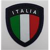 DEFCON 5 SCUDETTO ITALIA PLASTIFICATO CON VELCRO SFONDO BLU
