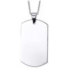 V-STORM PIASTRINA MILITARE SILVER DUTY DOG TAG