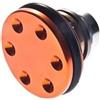 ELEMENT TESTA PISTONE CUSCINETTATA IN ALLUMINIO CON ORING