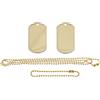 MFH PIASTRINE MILITARI GOLD