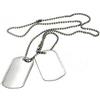 MFH PIASTRINE MILITARI SILVER