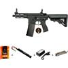 EVOLUTION AIRSOFT M4 GHOST XS EMR CARBONTECH CON BATTERIA CARICABATTERIA E PALLINI