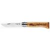 OPINEL INOX 8 CON BLOCCOLAMA INCISIONE CINGHIALE MANICO ROVERE
