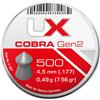 UMAREX PIOMBINI TESTA PUNTA COBRA GEN2 CAL.4,5MM(.177) UM-4.1927