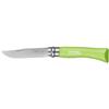 OPINEL NEW INOX 7 VERDINO CON BLOCCOLAMA E LACCIO