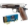 BRUNI PISTOLA A SALVE B96 CAL.9MM CROMATA COMPRESO 50 CARTUCCE