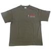 PATTON T-SHIRT VERDE MILITARE DOPPIA CUCITURA CON LOGO