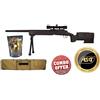 ASG M40A3 SNIPER BLACK A MOLLA CON OTTICA E BIPIEDE VSPACK