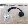 V-STORM PORTACHIAVI PARACORD AUTODIFESA NERO