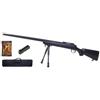 WELL VSR10 NERO NEW LONG BAREL NERO A MOLA CON BIPIEDE VS-PACK