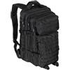 MFH ZAINETTO TATTICO COMBAT SMALL 30LT NERO CON 7 TASCHE