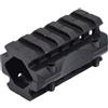JS-TACTICAL RAIL SYSTEM CON 2 SLITTE WEAVER FULL METAL PER CANNA FUCILE