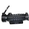 JS-TACTICAL RED DOT 1X30 RAIL-PUNTO VERDE/ROSSO A 5 INTENSITÁ SLITTA 11/22MM