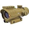 JS-TACTICAL RED DOT 1X30 TACTICAL METAL PUNTO ROSSO A 5 INTENSITÁ TAN