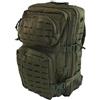 MIL-TEC ZAINO TATTICO COMBAT LARGE 36 LITRI VERDE MILITARE CON 7 TASCHE